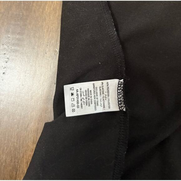 Ardene Basics Black Bodysuit Shorts Romper Thin Spaghetti Straps Scoop Neck Plus - Picture 7 of 9